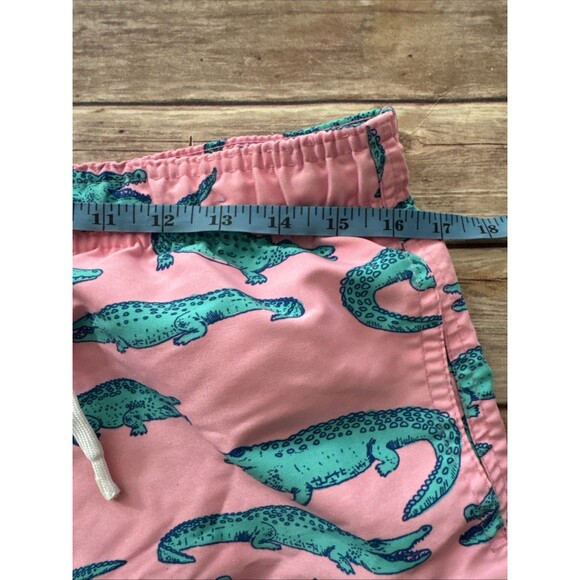 Chubbies Swim Trunks Size Small Alligator Pockets Drawstring Mens Pink - Picture 4 of 8